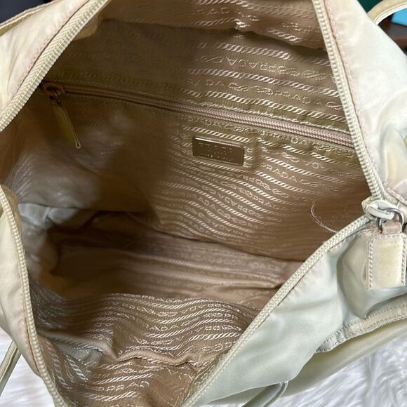 Cream Prada shoulder bag, 100% AUTHENTIC - Picture 14 of 14